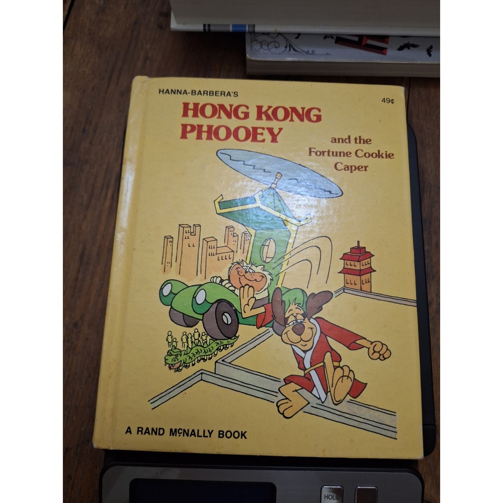 Vintage 1975 Hong Kong Phooey Fortune Cookie Caper McNally Book Hanna-Barbera